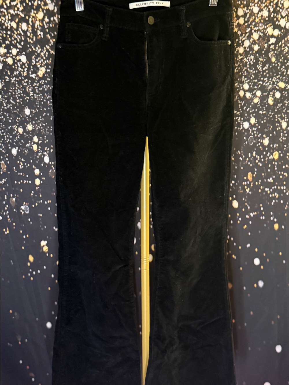Celebrity Pink Black Corduroy Pants